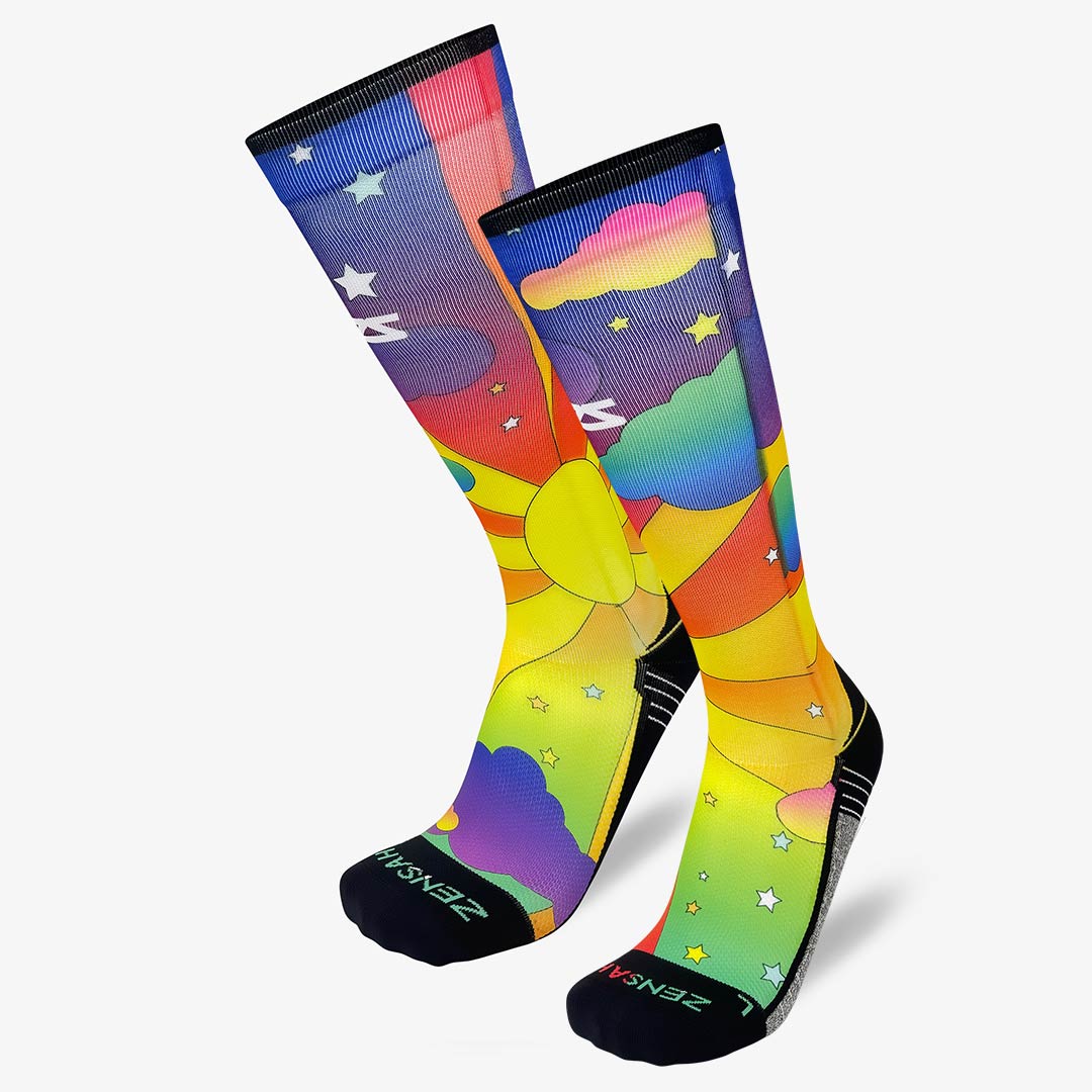70s Scene Compression Socks (Knee-High)