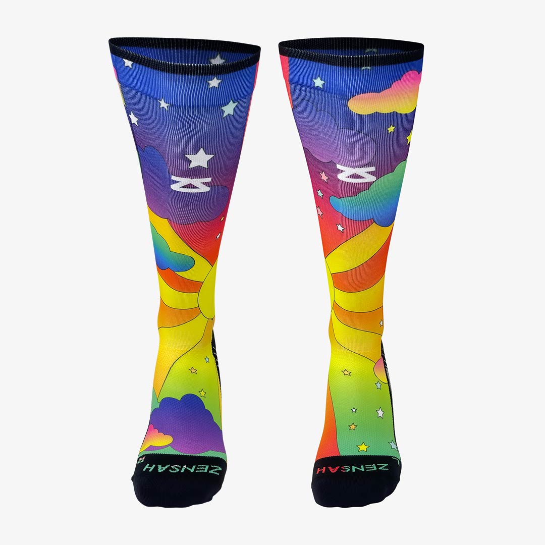 70s Scene Compression Socks (Knee-High)
