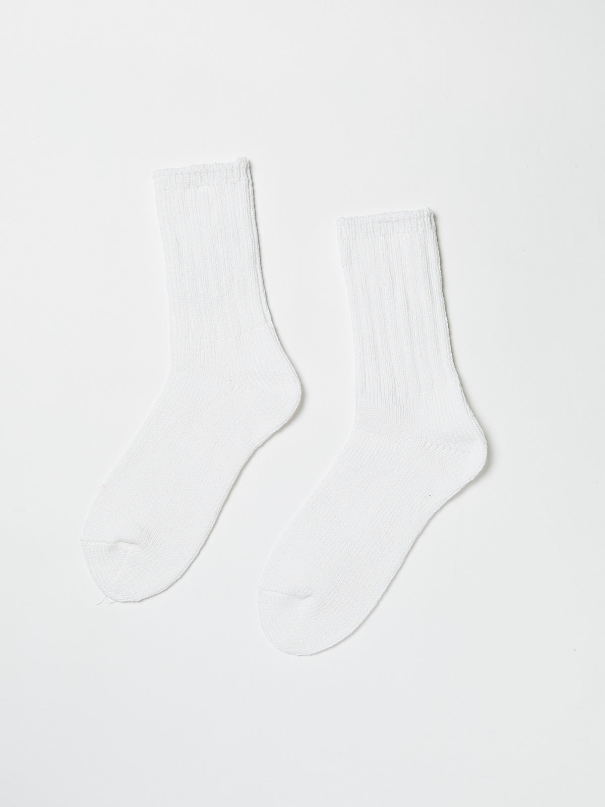 60 Yarns Cotton Socks in White